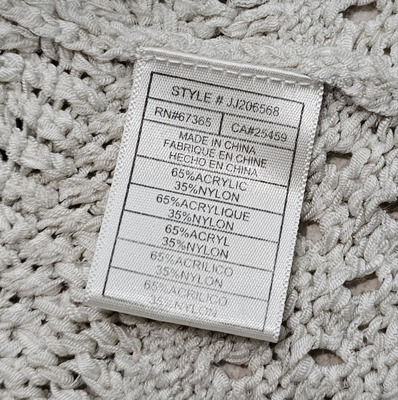 Anthropologie Jack by BB Dakota Open Cardigan Women Medium Boho Preppy Lagenlook - Picture 4 of 7